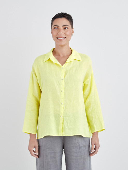 Cut Loose Hanky Linen Swing Shirt