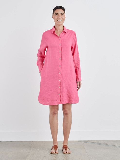 Cut Loose Hanky Linen Shirt Dress