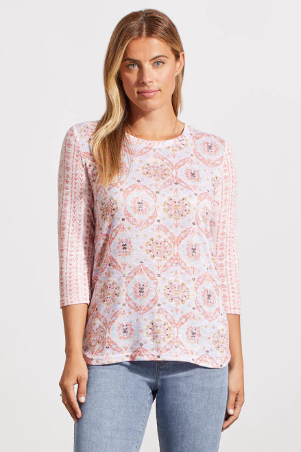 Tribal Pink Dust Hatchi Knit Top