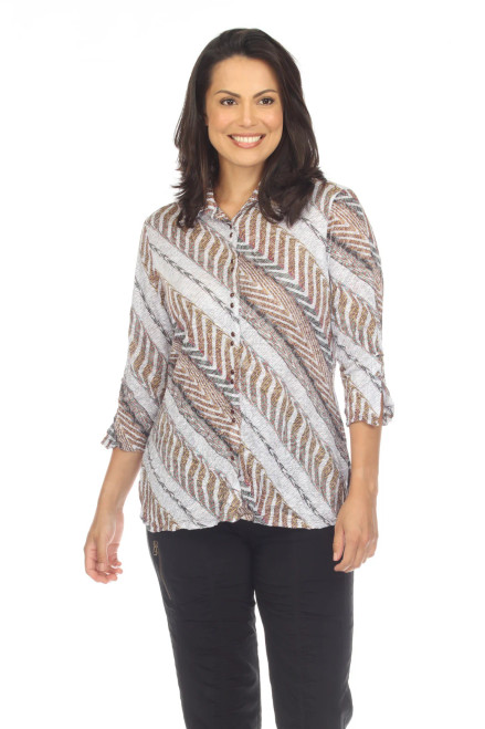 Carine Arrows Crinkle Shirt