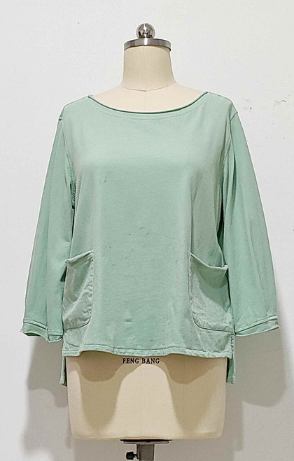 Kleen Cotton Knit Pocket Top