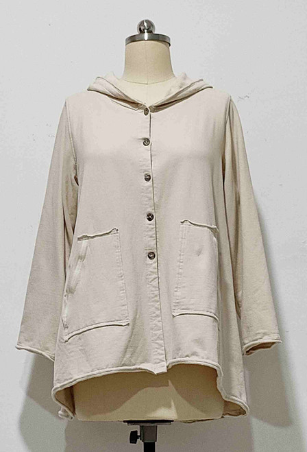 Kleen Cotton Long Sleeve Hooded Jacket