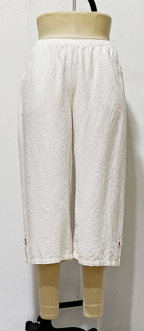 Kleen Linen Cotton Crop Tab Pants