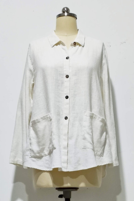 Kleen Linen Cotton Pocket Shirt
