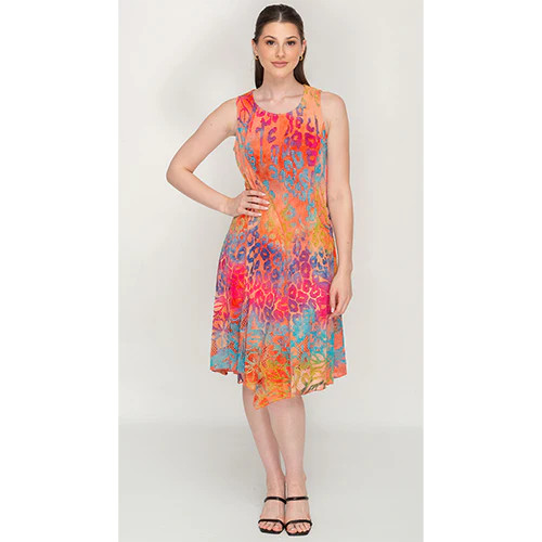 Miss Nikky Colorful Burnout Dress