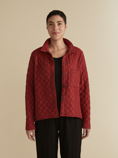 Cut Loose Quilted Parachute Crop Jacket