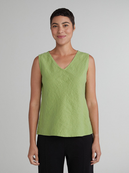Cut Loose Solid Linen Vest - New Moon Boutique