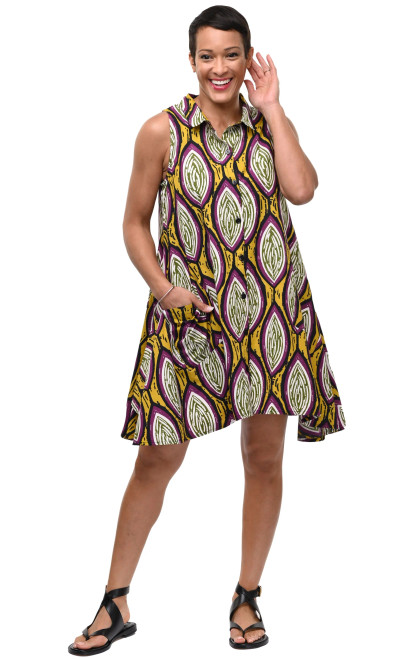 Tulip Almonds Cotton Bree Dress