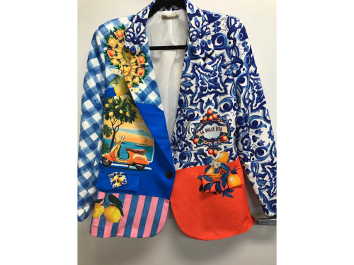 LOOWIE Italian Sunshine Print Blazer