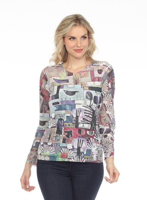 Inoah Ancient Mesh Top