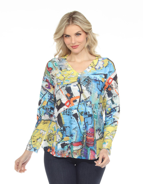 Inoah Vibrant Vibes Textured Top