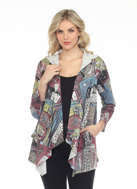Inoah Into the Forest French Terry Cardigan