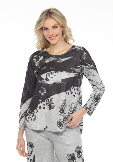 Inoah Nightshade French Terry Top