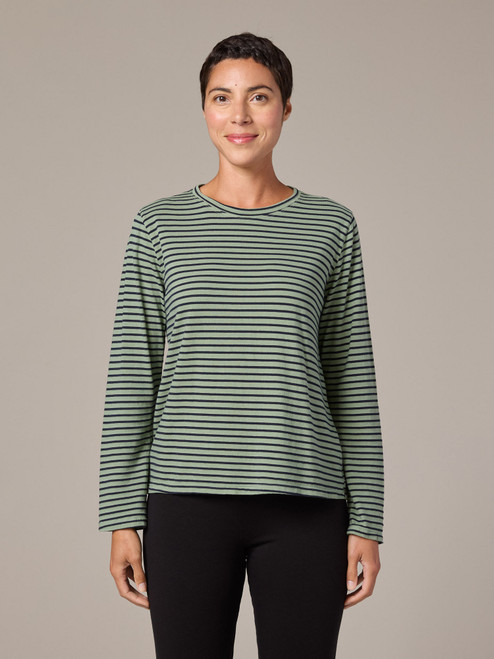 Cut Loose Navy/White Stripe Easy Tee