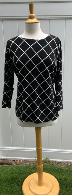 Cut Loose Diamond Boatneck Top