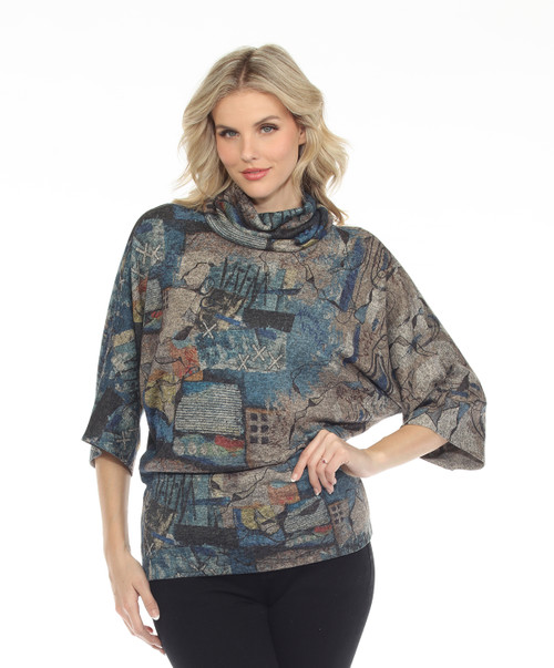 Inoah Jayla Grey Knit Top