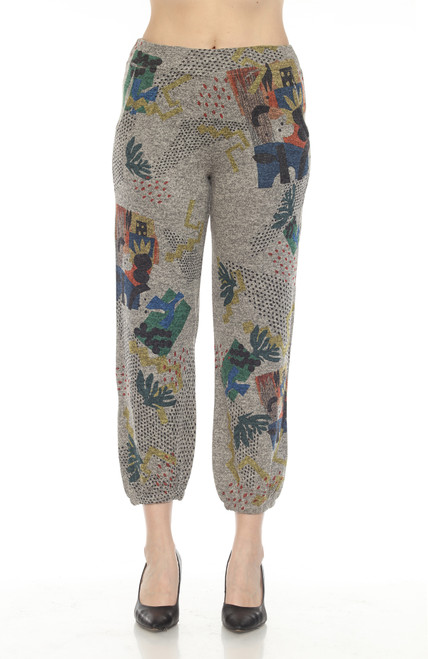 Inoah Brisa Grey Knit Pocket Pant