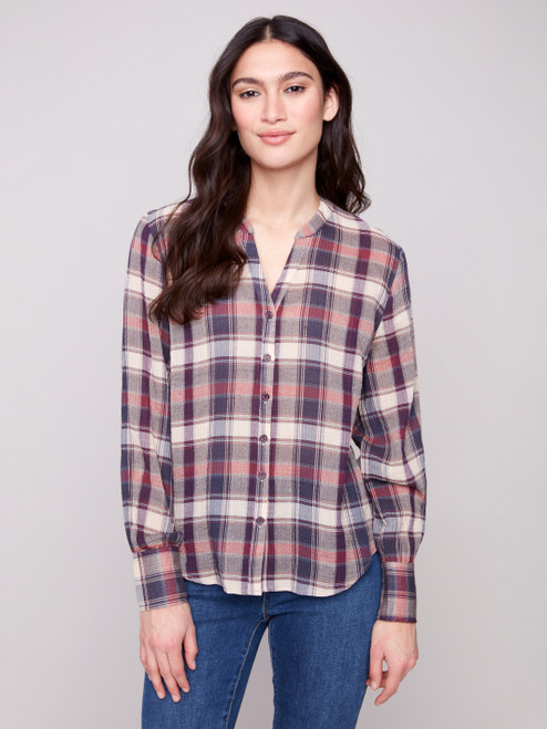 Charlie B Berry Plaid Shirt