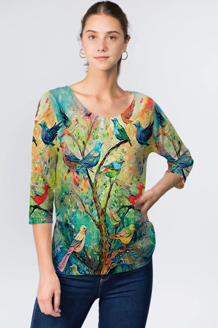 Et' Lois Birdies Soft Knit Top