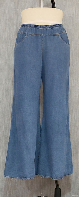 Citron Bleu Wide Leg Long Pant