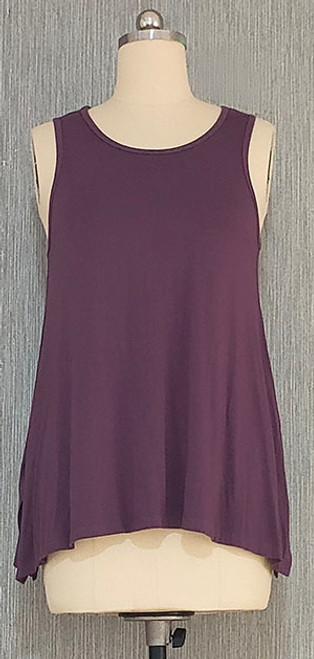 Heartstring Uneven Hem Tank