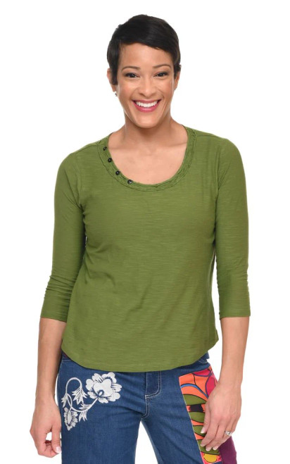Tulip Cedar Cotton Bowen Top
