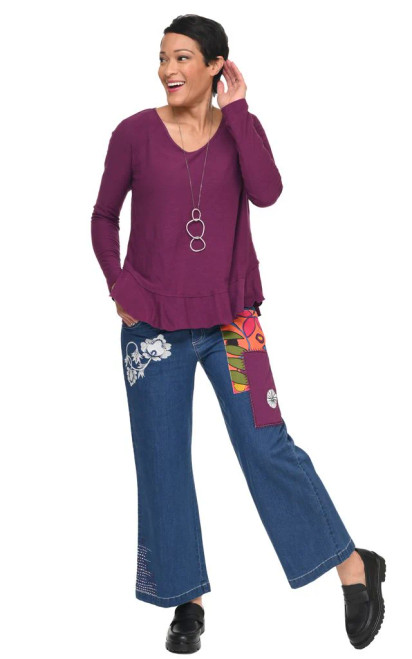 Tulip Mulberry Cotton Jolie Top