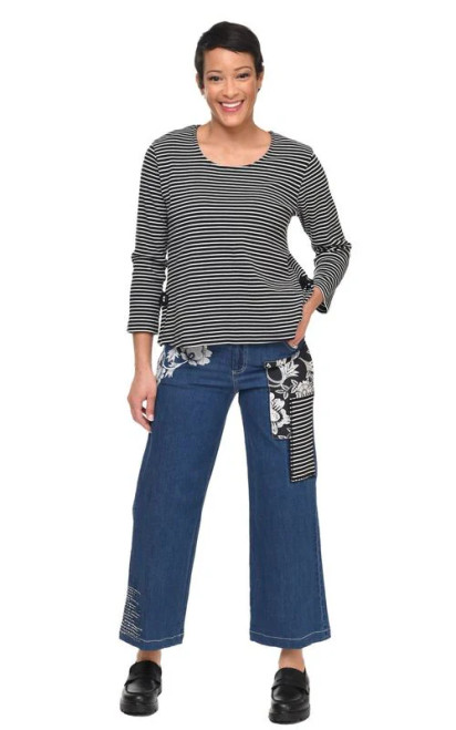 Tulip Bistro Noir Cotton Hugo Top