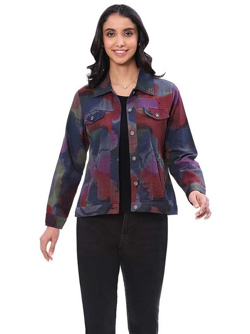 Parsley & Sage Colorful Cotton Jacket
