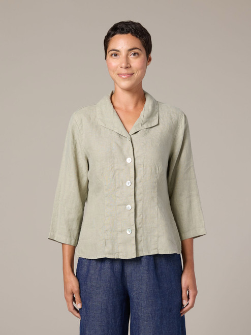 Cut Loose Solid Linen Shirt Cut Loose Solid Linen Shirt