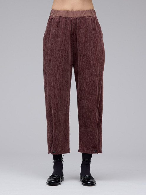 Cut Loose Cola Lux Cord Button Pleat Pant
