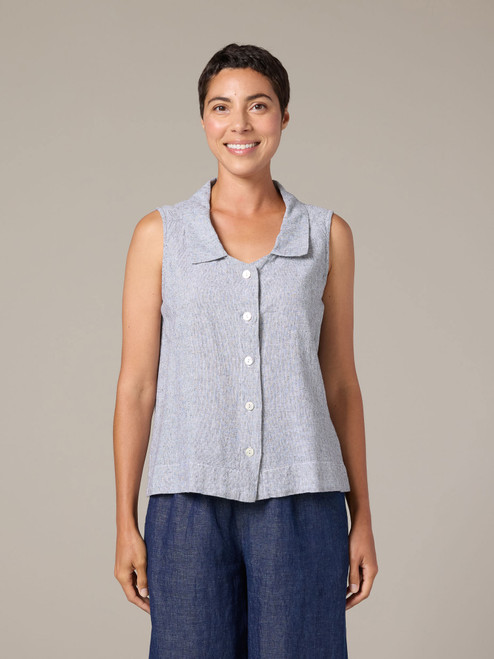 Cut Loose Crosshatch Sleeveless Shirt Cut Loose Crosshatch Sleeveless Shirt