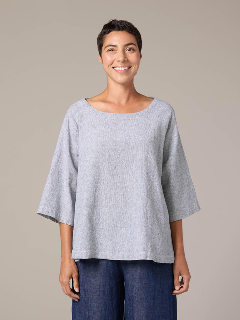 Cut Loose Crosshatch Osize Top Cut Loose Crosshatch Osize Top