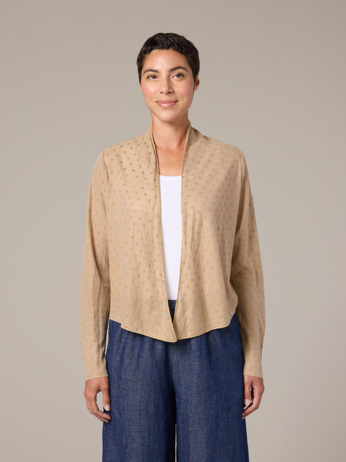 Cut Loose Mesh Dot Cropped Cardigan Cut Loose Mesh Dot Cropped Cardigan