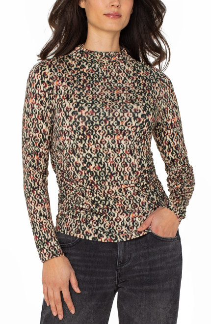 Liverpool Geo Ikat Knit Top Liverpool Geo Ikat Knit Top