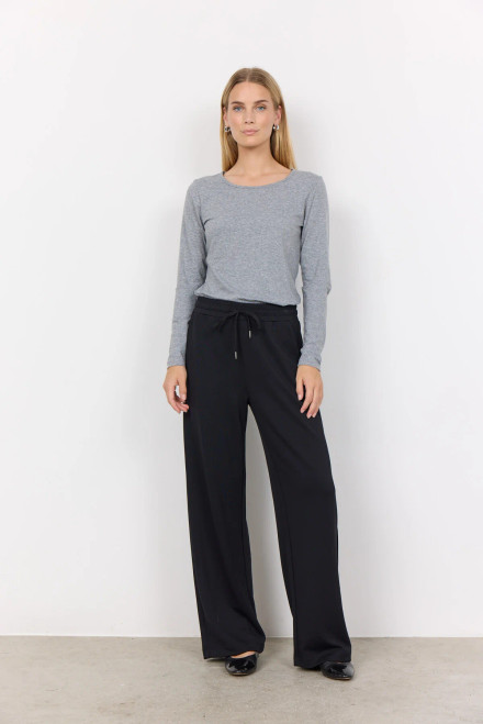 Soya Black Modal Easy Pants Soya Black Modal Easy Pants