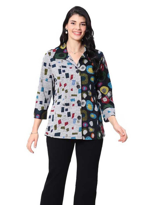 Parsley & Sage Mixed Modern Shirt Parsley & Sage Mixed Modern Shirt