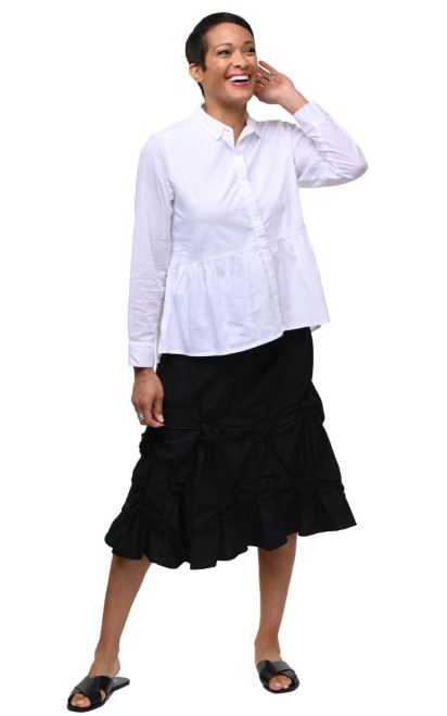 Tulip White Cotton Prairie Jacket