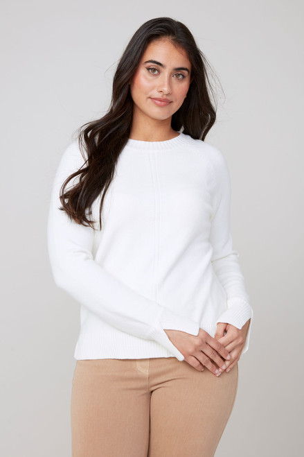Renuar Cream Raglan Cozy Sweater