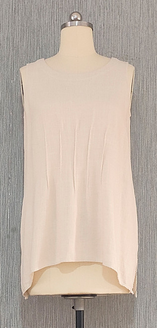 Kleen Linen Tucks Tank