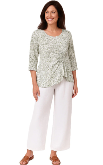 Tulip Quails Cotton Olga Top