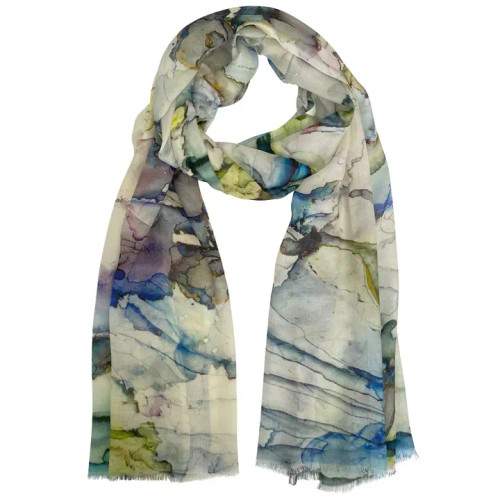 Chinar Abstract Marble Elena Scarf