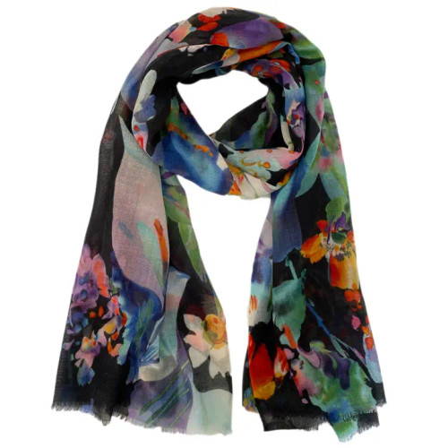 Chinar Bold Botanica Wool Callie Scarf