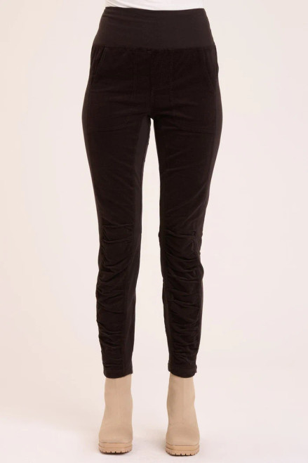 XCVI Black Cotton Cord Legging