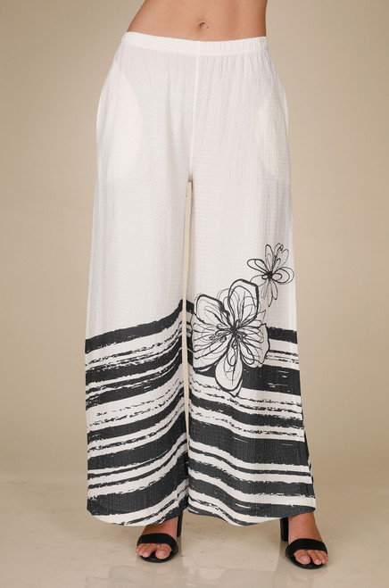 Inoah Got This Textured Wide Leg Pant