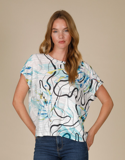 Inoah Pacific Textured Top