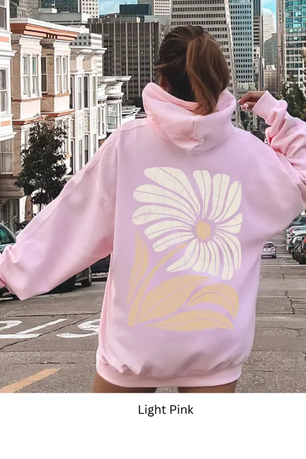 Refinery Bold Floral Retro Hoodie