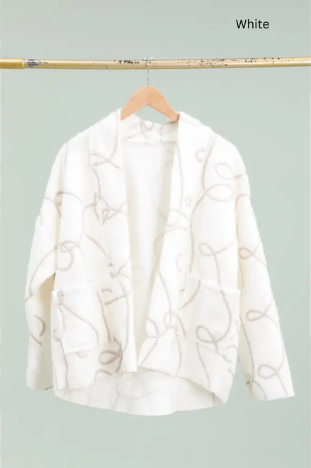 La Maison Embroidered Pattern Jacket