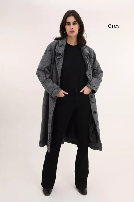 La Maison Longline Wool Coat