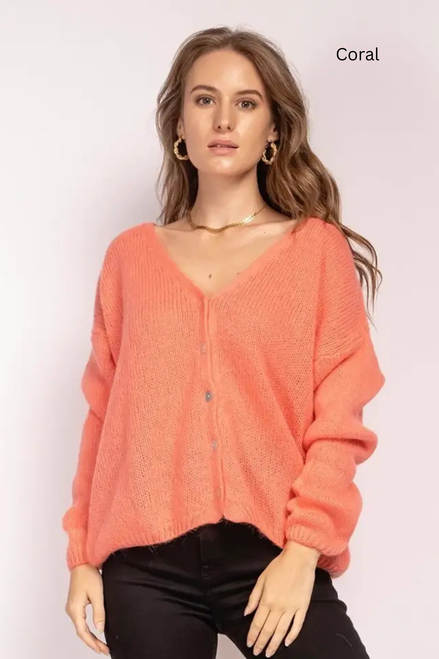 Linen & Cotton House Mohair Cardigan